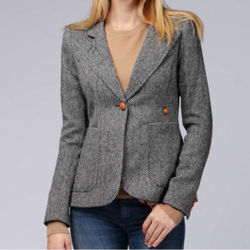 Smythe Grey Tweed Women's Blazer